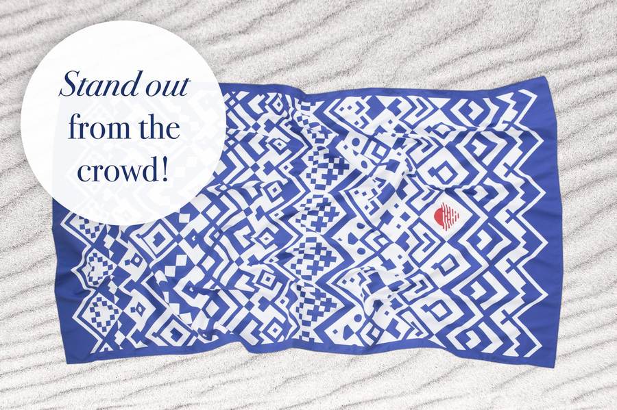Ocean Blue beach towel